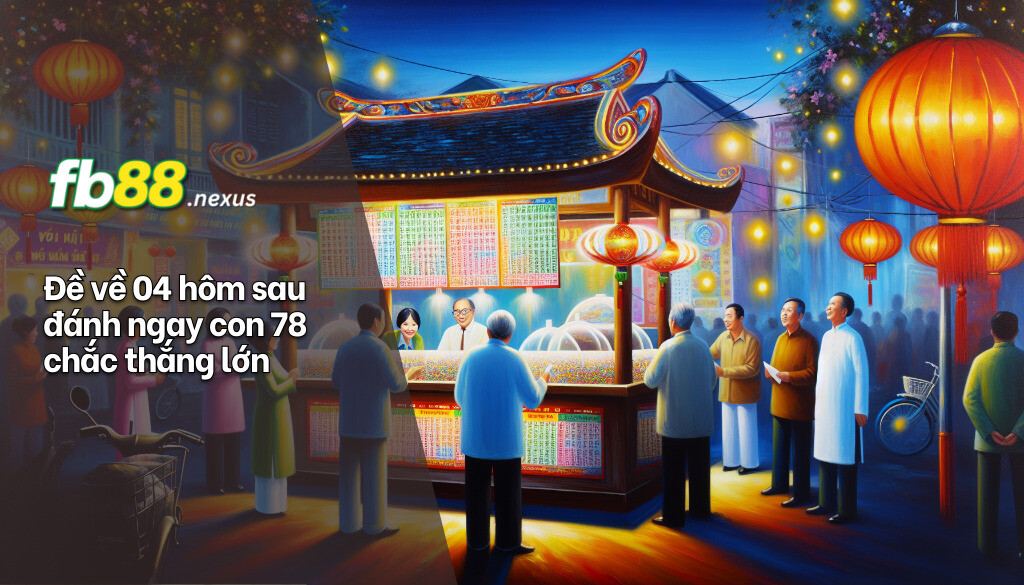 Đề về 04 hôm sau đánh ngay con 78 chắc thắng lớn.